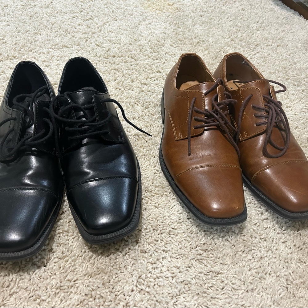 Alfani Men's Lace-Up Dress Oxfords in Black and Brown